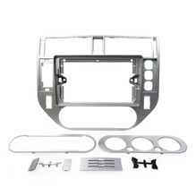 ATD RFP-52110 9" Perfect Fit HU Radio Frame Fascia Panel Silver For Ford C-Max Mk1 & Kuga Mk1
