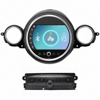 PBA MI80GXB 9" Circular Radio Android Auto & OS CarPlay Radio For Mini R56 R57 & Clubman R55