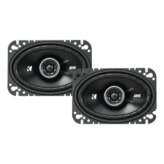 Kicker KA43DSC4604 DS 4x6" 4Ω Coaxial Speakers (100x160mm) Audio Power System 30W RMS