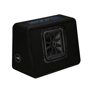 Kicker KA44TL7S102 Solo Baric L7S 10" Thin Profile Enclosure 2 Ω 600W RMS Bass Audio System
