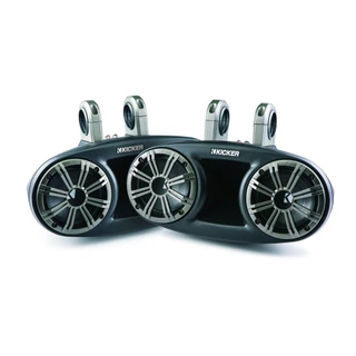 Kicker KA41KMT674 KMT Marine  6.75" Tower Long Throw Speaker System 150W RMS Marine Audio