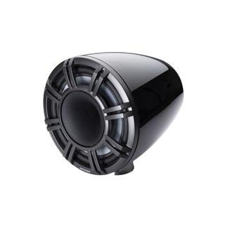 Kicker KA47KMFC11 KM Marine 11" (280mm) Surface Horn HLCD Speaker System Black LED Grills