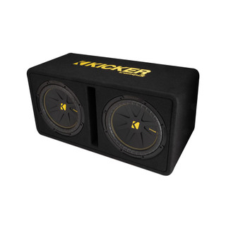Kicker KA50DCWC122 CompC 12" Dual Ported Loaded 2 Ohm Enclosur 600W RMS Bass Audio