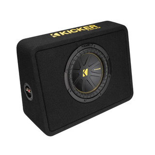 Kicker KA50TCWC102 CompC 10" Thin Profile Loaded 2 Ohm Enclosure 300W RMS Bass Pro