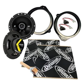 Kicker Premium Speaker Upgrade Kit Including Dynamat For Audi A4 B6 B7 (2001-2009)