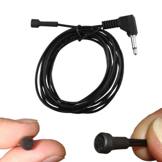 ATD MIC-88001 2M Length Slimline Mini External Microphone With 3.5mm AUX Jack Connection