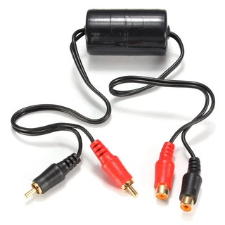 ATD GLI-20020 2 Channel Ground Loop Isolator With Gold Plated RCA Connectors To Remove Interference