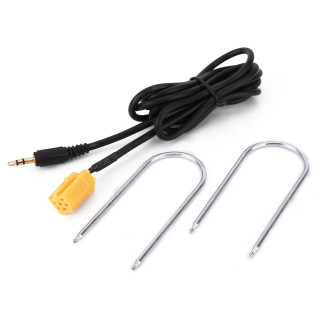 ATD AUX-24230 AUX In 3.5mm Cable For Fiat Alfa Romeo With Blaupunkt Radio Yellow Mini ISO