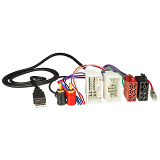 ATD ISO-12039 ISO Radio Harness Adaptor For Hyundai & Kia With USB & AUX Retention Cable