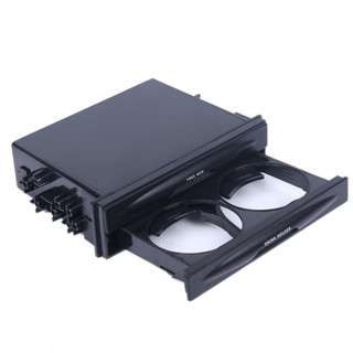 ATD RFP-70048 Single DIN Storage & Cup Holders Plate Car Radio Slot Universal 178mm x 50mm Fit
