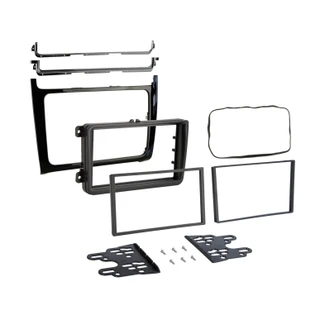 ATD RFP-11539 Car Radio Fascia Panel Double DIN For VW Polo Mk5 Facelift (2014-2020) Gloss Black