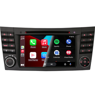 PBA A85PRO-80E 7" Android 12 Sat Nav GPS CarPlay Auto Radio For Mercedes CLS W219 E-Class W211