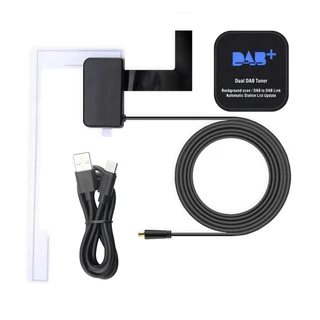 PBA UCA-70354 Android Digital Radio DAB+ MCX Aerial Kit USB Dual Tuner With Android HU APK