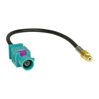 ATD FAK-21027 Blue Universal Male Fakra To Male MCX Aerial Adaptor Cable For DAB Retention