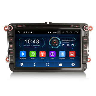 PbA VW6985V 8" Android 10.0 PX30 GPS Sat Nav Radio Bluetooth Head Unit For VW SEAT & Skoda RNS/RCD Shape
