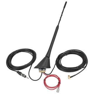 ATD UCA-70964 Universal 2 In 1 DAB+ FM Roof Mounted Antenna Car Aerial Bee Sting Type ISO SMB