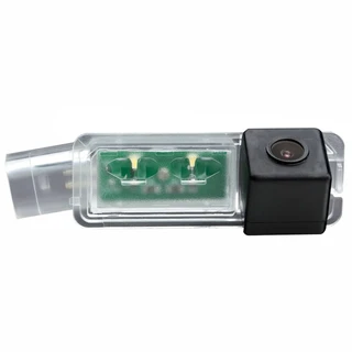 ATD VOLK5 720p AHD CVBS Rear Reverse Camera Number Plate Light For Porsche Seat Skoda & VW With 2 Pin LED