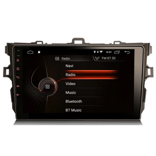 PbA TO4297A 9" Android GPS Sat Nav WiFi CarPlay BT Head Unit Radio For Toyota Corolla E150 (2007-2012)