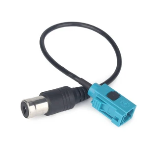 ATD CAA-13040 Female Fakra (Water Blue Universal) To Female ISO Aerial Adaptor