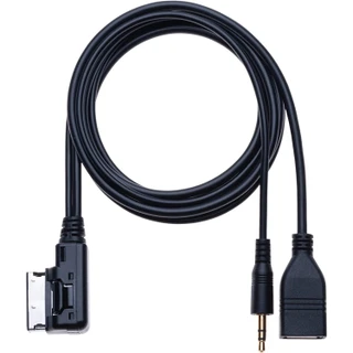 ATD MMI-97851 Music Interface Cable With USB & AUX Input Cables For Audi VW Skoda MDI AMI MMI
