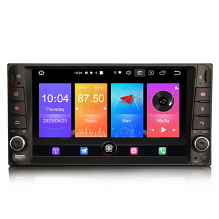 PbA TO2712C 7" Android 10.0 Sat Nav GPS Bluetooth WiFi Head Unit Radio For Various Toyota With 200mm Wide Fitment