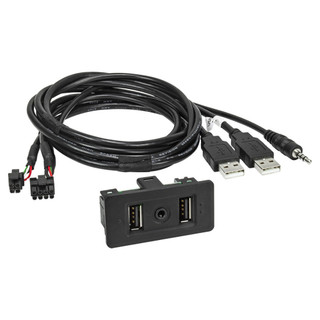 ATD FFU-24127 AUX USB Replacement Retention Ports For VW Golf 7 Caravelle California T6