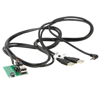 ATD URC-24117 Twin USB & AUX Retention Cable For Subaru BRZ Forester & Impreza Gen4 WRX