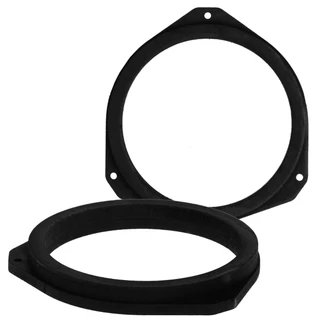 Basser DMALFA02 MDF 165mm Speaker Adapters Rings For Alfa Romeo Citroen Fiat Vauxhall
