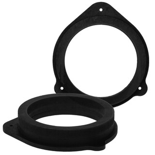 Basser DMAUDI01 MDF 165mm Front Rear Door Speaker Adapters Rings For Audi A3 A4