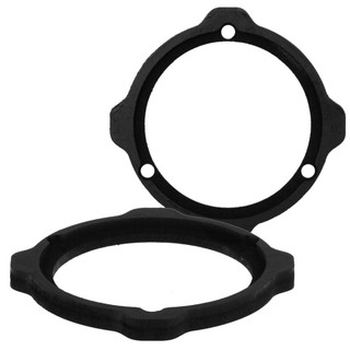 Basser DMAUDI07 MDF 130mm Front Door Speaker Adapters Rings For Audi A3 (1996-2003)