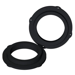 Basser DMAUDI13 MDF 165mm Front Door Speaker Adapters Rings For Audi A3 (2013-2021)