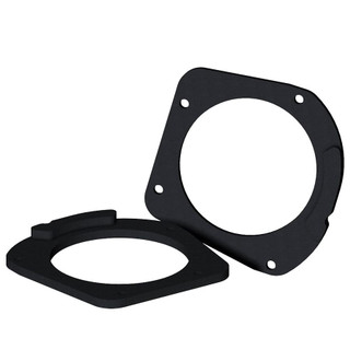 Basser DMBMW12 MDF 130mm Front Door Speaker Adapters Rings For BMW 3 Series E36