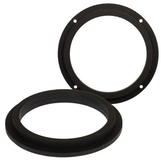 Basser DMCHEV04 MDF 165mm Front Door Speaker Adapters Rings For Chevrolet Epica (2006-2012)
