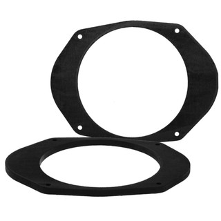 Basser DMFORD01 MDF 165mm Speaker Adapters Rings For Ford Ka Mondeo Puma Transit Mazda