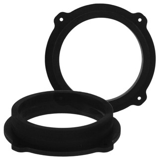 Basser DMHYUN02 MDF Front And Rear Door Speaker Adapters Rings For Hyundai IX35 & Tucson