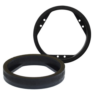 Basser DMMITS01 MDF 165mm Speaker Adapters Rings For Mitsubishi ASX Lancer Outlander