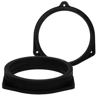 Basser DMNISS02 MDF 165mm Front Door Speaker Adapters Rings For Nissan Navara & Patrol
