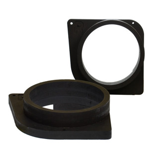 Basser DMPEUG03 MDF 165mm Front Door Speaker Adapters Rings For Peugeot 307 (2001-2011)