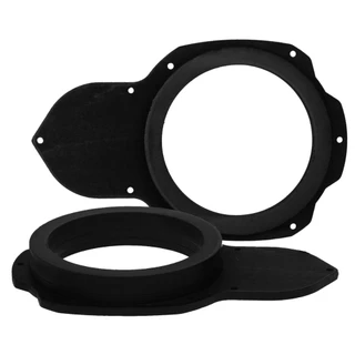 Basser DMVW04 MDF 165mm Speaker Adapters Rings For VW Passat B6 & CC (2005-2016)