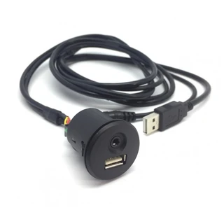 ATD FFU-24103 USB & AUX Replacement Switch OEM Port For Various Nissan Models (2005 Onwards)