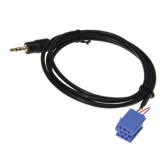 ATD AUX-24141 3.5mm 8-Pin AUX Plug Cable Input Adapter For Mercedes Audio 5 / Sound 5 Radio