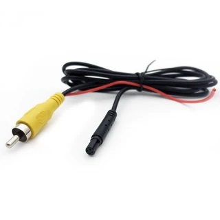 ATD CCA-18002 Female 4-Pin to RCA Male CVBS Adapter Wire Rear Reverse Camera Adapter Cable