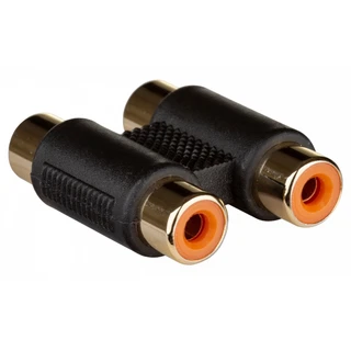 ATD RCA-32002 Coupler RCA Jack Connector Phono RCA Coupler Twin Socket to Twin Socket Audio/Video