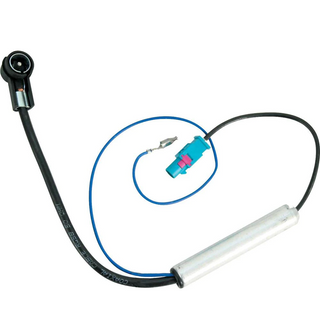 ATD CAA-13018 Car Fakra Z Aerial To ISO Antenna Connector Adaptor Antenna Lead With Phantom Power