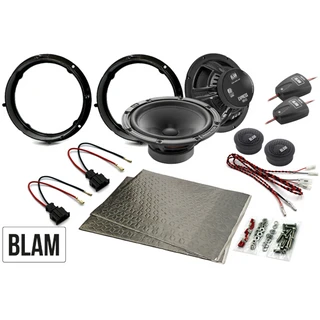 BLAM EXPRESS High Quality 2-Way Component Complete Speaker Upgrade Kit For Skoda 165mm