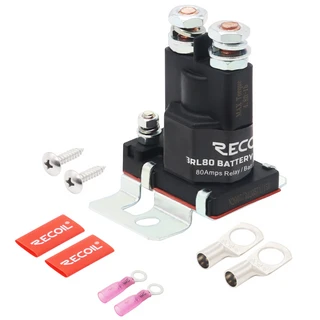 RECOIL BRL80 Water Proof 80 Amp Battery Isolator & High Current Starter Relay at 12V
