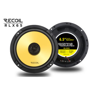 RECOIL RLX65 Level 3-Series 6.5" 2-Way Full Range Lightweight Durable Coaxial Speakers 165mm