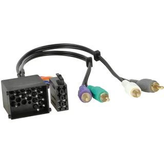 ATD ISO-12074 ISO Radio Harness Adaptor With Round 17 Pin For BMW Series 3 5 7 (1995-2005)