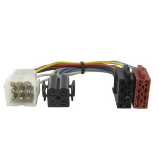 ATD ISO-12083 ISO Radio Harness Adaptor For Volvo 240 340 360 440 740 between (1974-1990)