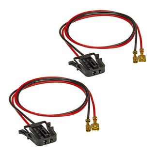 ATD SAC-41027 Speaker Tweeter Adaptor Cable Pair Plug Leads For Skoda Seat & Volkswagen
